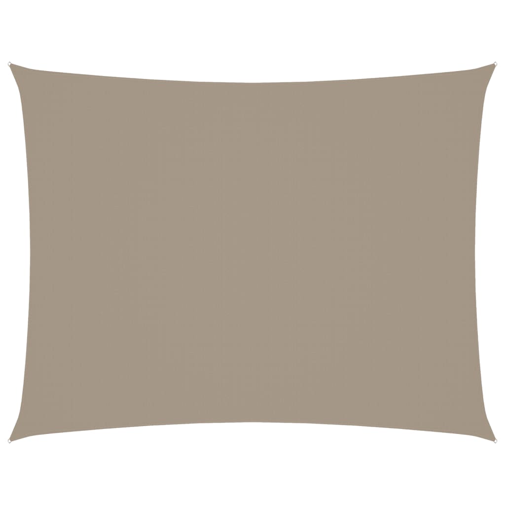 vidaXL Sunshade Sail Oxford Fabric Rectangular 3x4 m Taupe