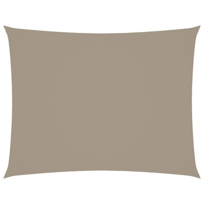 vidaXL Sunshade Sail Oxford Fabric Rectangular 3x4 m Taupe