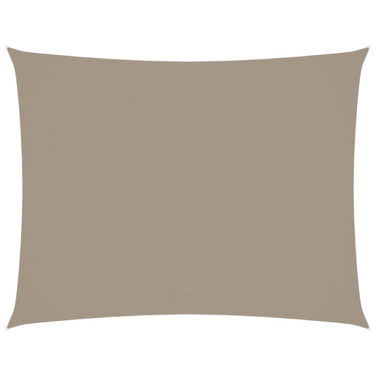 vidaXL Sunshade Sail Oxford Fabric Rectangular 3x4 m Taupe
