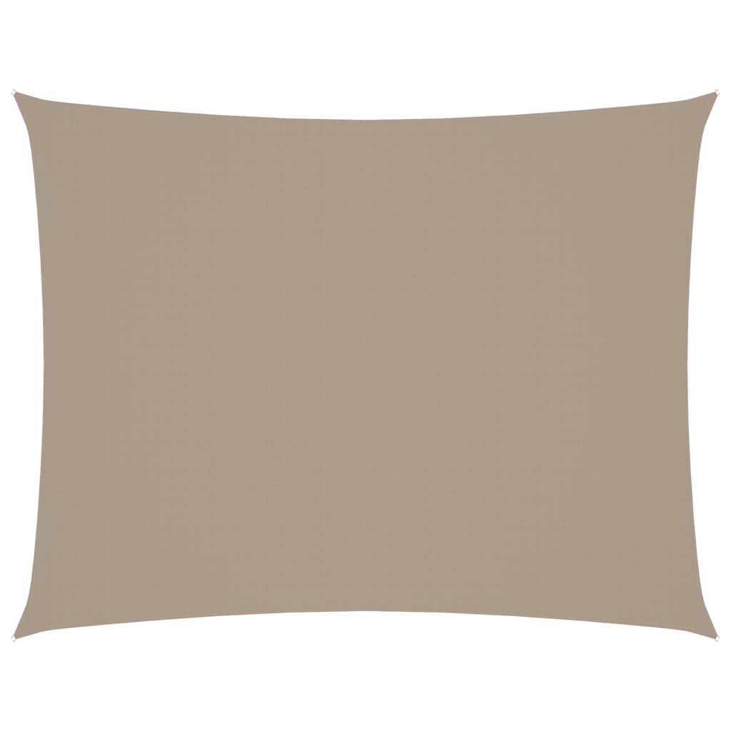 vidaXL Sunshade Sail Oxford Fabric Rectangular 3x4.5 m Taupe