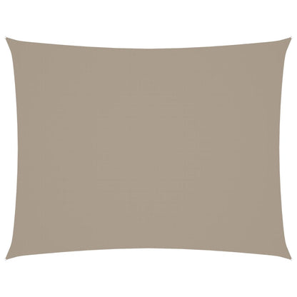 vidaXL Sunshade Sail Oxford Fabric Rectangular 3x4.5 m Taupe