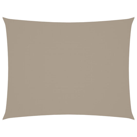 vidaXL Sunshade Sail Oxford Fabric Rectangular 3x4.5 m Taupe