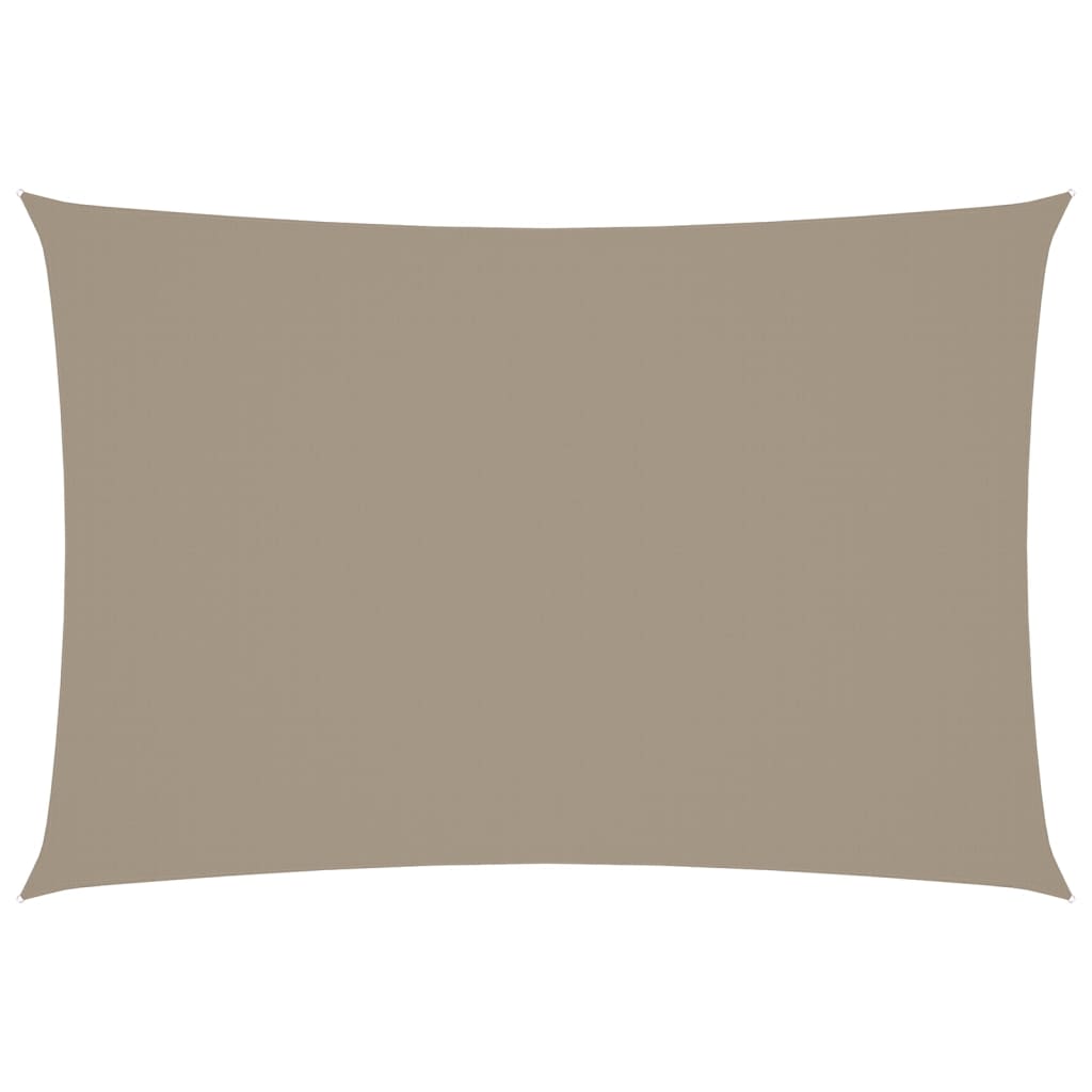 vidaXL Sunshade Sail Oxford Fabric Rectangular 3x5 m Taupe