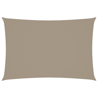 vidaXL Sunshade Sail Oxford Fabric Rectangular 3x5 m Taupe