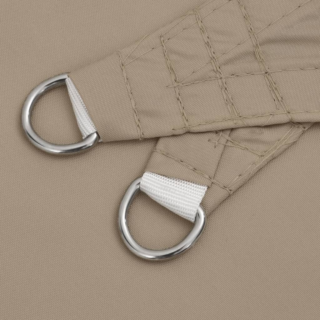 vidaXL Sunshade Sail Oxford Fabric Rectangular 3x5 m Taupe