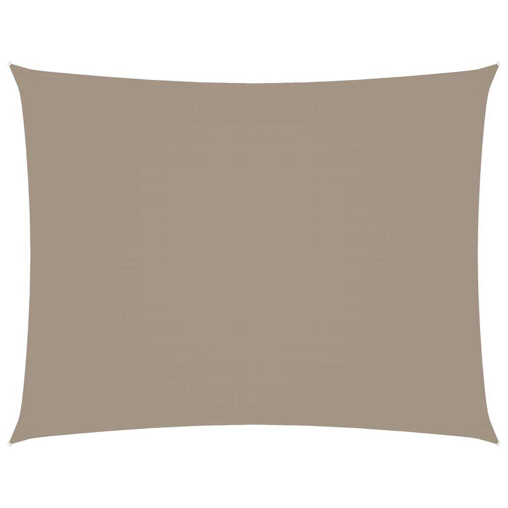 vidaXL Sunshade Sail Oxford Fabric Rectangular 3x6 m Taupe
