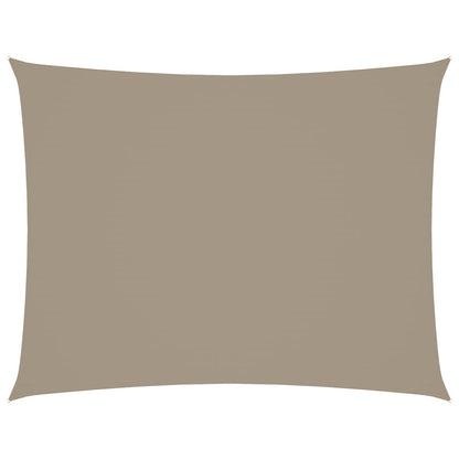 vidaXL Sunshade Sail Oxford Fabric Rectangular 3x6 m Taupe