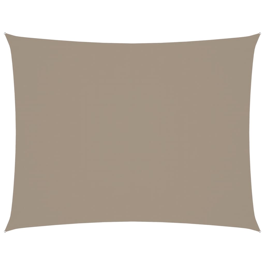 vidaXL Sunshade Sail Oxford Fabric Rectangular 3.5x4.5 m Taupe