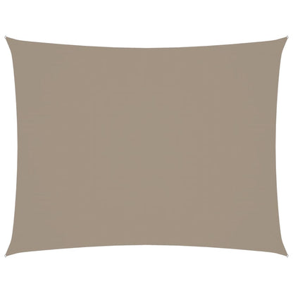 vidaXL Sunshade Sail Oxford Fabric Rectangular 3.5x4.5 m Taupe