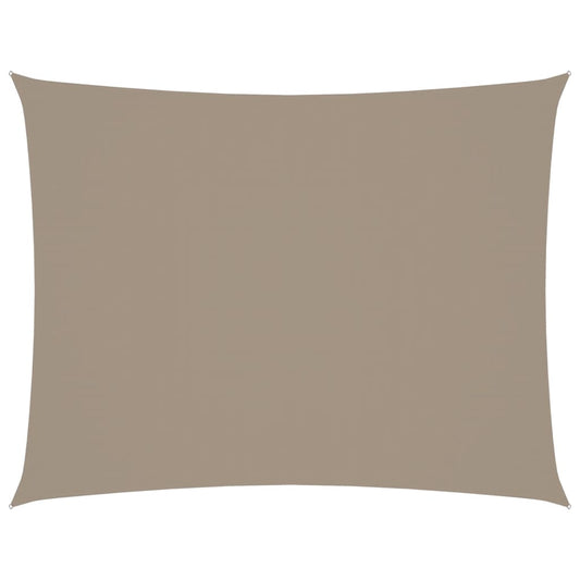 vidaXL Sunshade Sail Oxford Fabric Rectangular 3.5x4.5 m Taupe