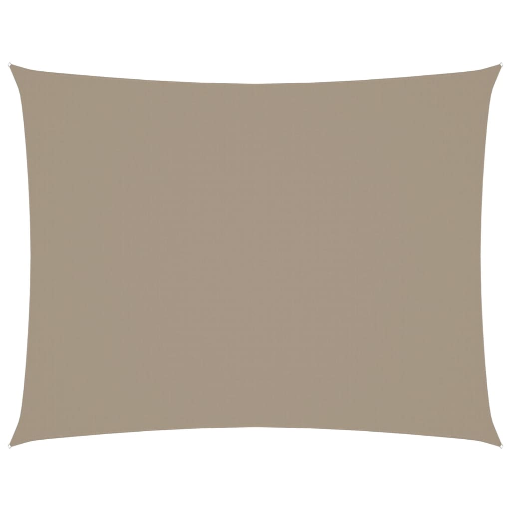 vidaXL Sunshade Sail Oxford Fabric Rectangular 3.5x5 m Taupe
