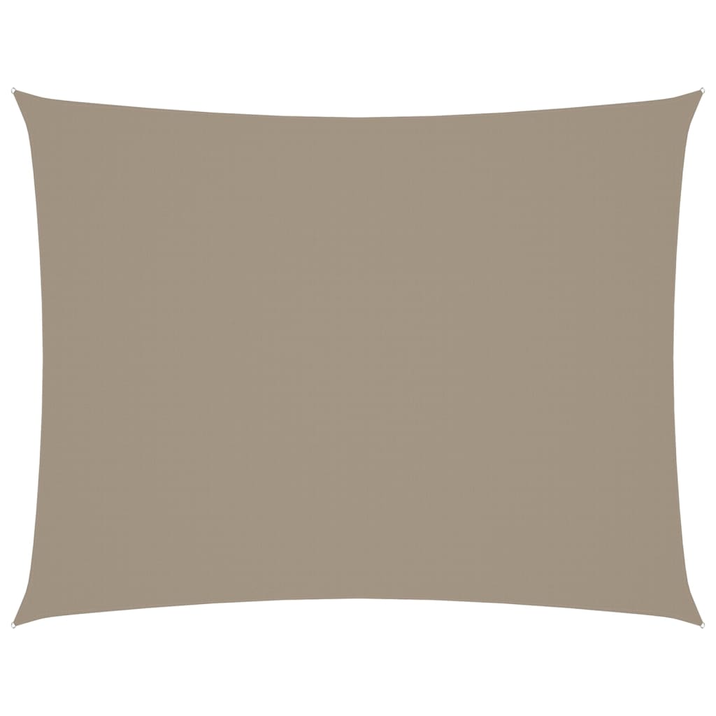 vidaXL Sunshade Sail Oxford Fabric Rectangular 4x5 m Taupe