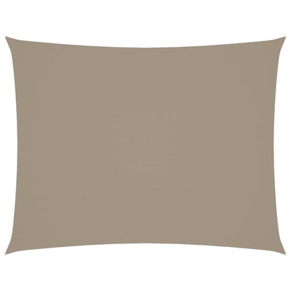 vidaXL Sunshade Sail Oxford Fabric Rectangular 4x5 m Taupe