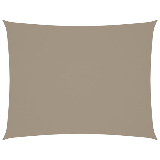 vidaXL Sunshade Sail Oxford Fabric Rectangular 4x5 m Taupe