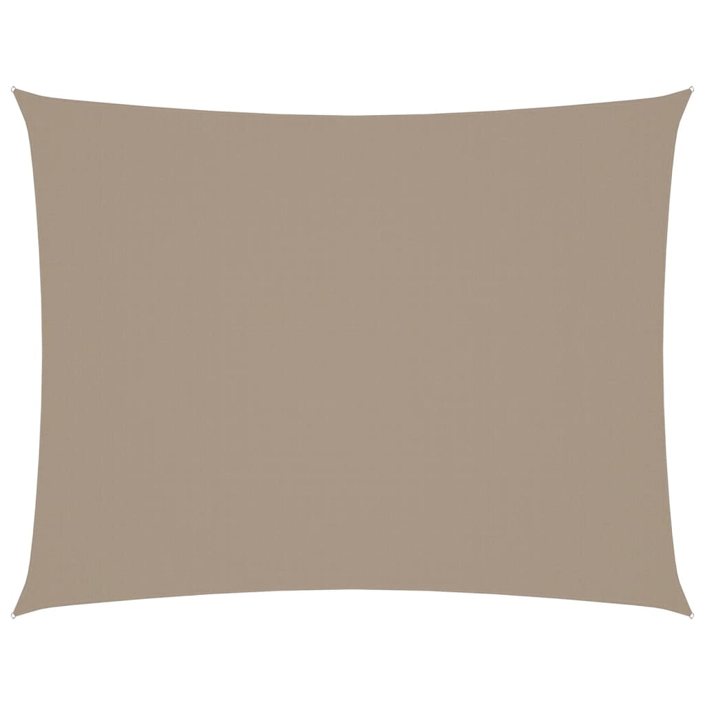 vidaXL Sunshade Sail Oxford Fabric Rectangular 4x6 m Taupe