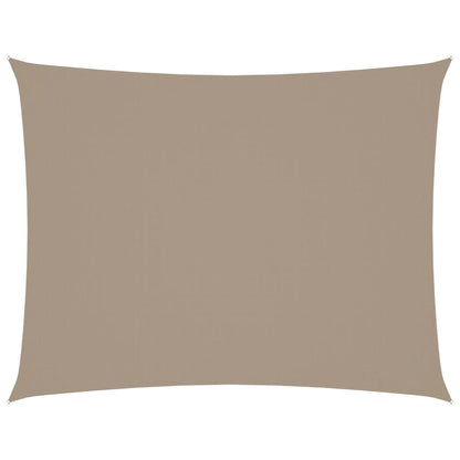 vidaXL Sunshade Sail Oxford Fabric Rectangular 4x6 m Taupe