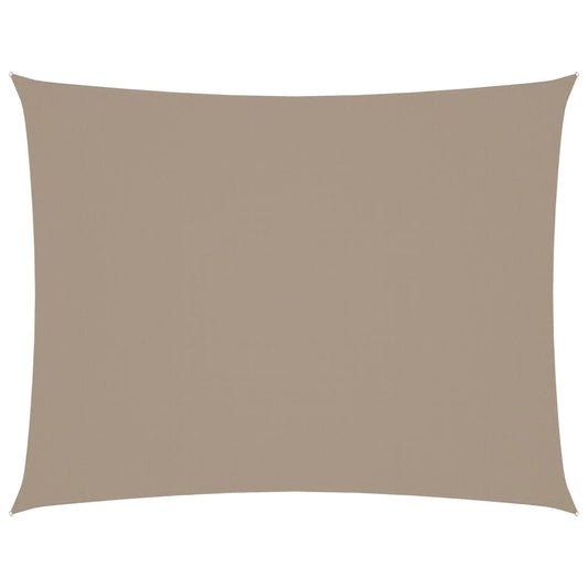 vidaXL Sunshade Sail Oxford Fabric Rectangular 4x6 m Taupe