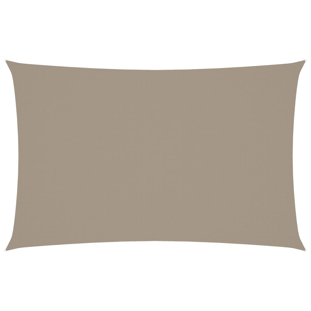 vidaXL Sunshade Sail Oxford Fabric Rectangular 4x7 m Taupe