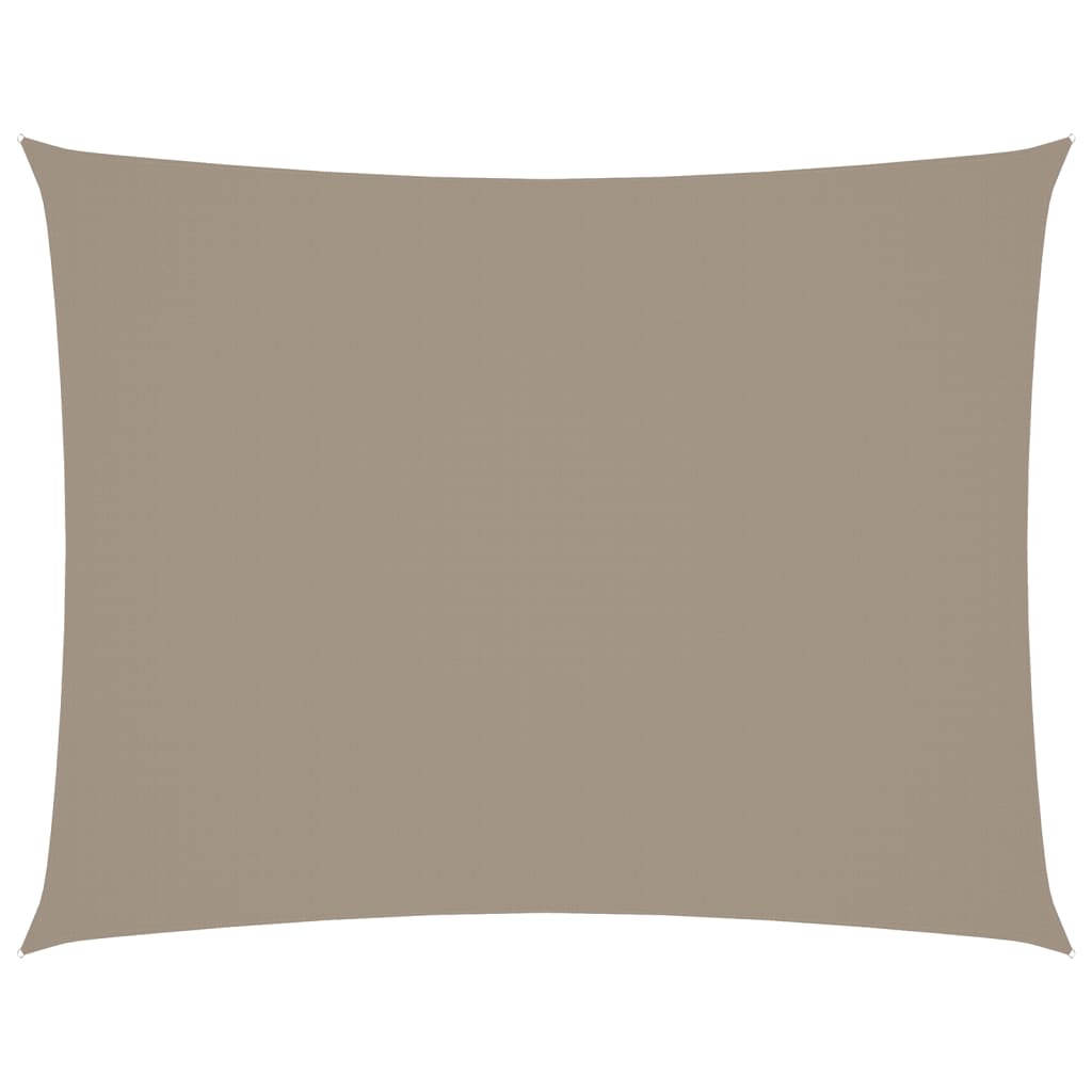 vidaXL Sunshade Sail Oxford Fabric Rectangular 5x6 m Taupe
