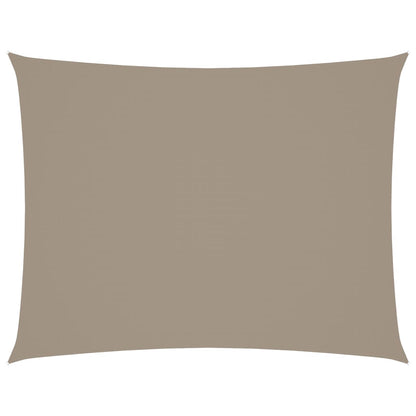 vidaXL Sunshade Sail Oxford Fabric Rectangular 5x6 m Taupe