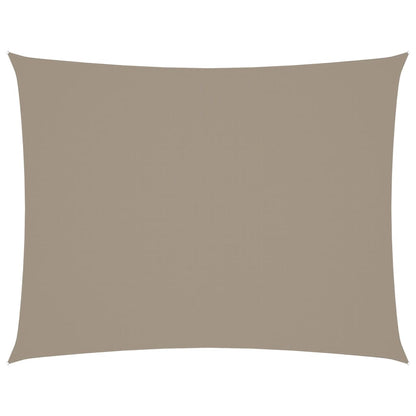 vidaXL Sunshade Sail Oxford Fabric Rectangular 5x7 m Taupe