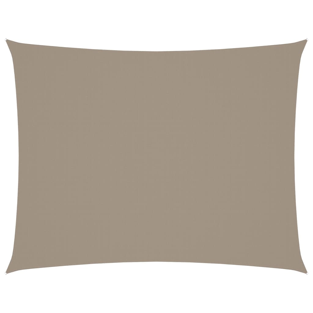 vidaXL Sunshade Sail Oxford Fabric Rectangular 6x7 m Taupe