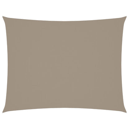 vidaXL Sunshade Sail Oxford Fabric Rectangular 6x7 m Taupe