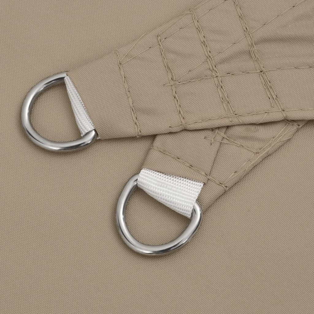 vidaXL Sunshade Sail Oxford Fabric Triangular 3x3x4.24 m Taupe