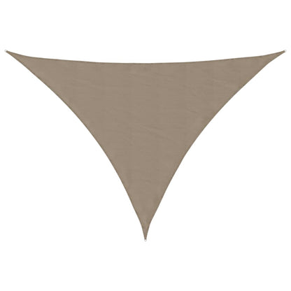 vidaXL Sunshade Sail Oxford Fabric Triangular 3x4x5 m Taupe