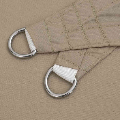 135452 vidaXL Sunshade Sail Oxford Fabric Triangular 4x4x5,8 m Taupe