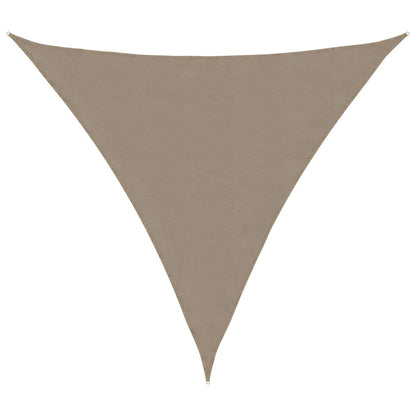 135453 vidaXL Sunshade Sail Oxford Fabric Triangular 4,5x4,5x4,5 m Taupe