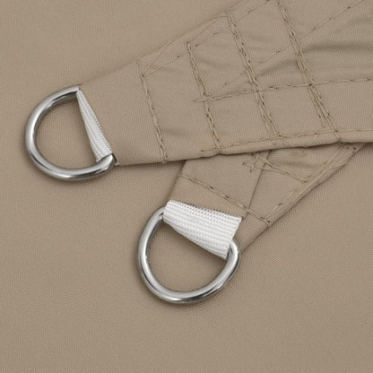 vidaXL Sunshade Sail Oxford Fabric Triangular 4x5x6.4 m Taupe