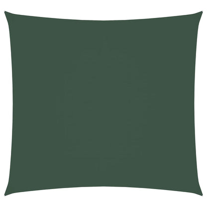vidaXL Sunshade Sail Oxford Fabric Square 2x2 m Dark Green