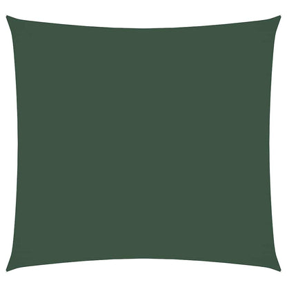 135467 vidaXL Sunshade Sail Oxford Fabric Square 3x3 m Dark Green