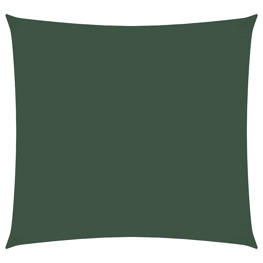 135468 vidaXL Sunshade Sail Oxford Fabric Square 3,6x3,6 m Dark Green