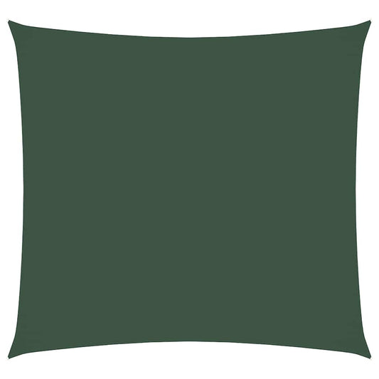 135468 vidaXL Sunshade Sail Oxford Fabric Square 3,6x3,6 m Dark Green