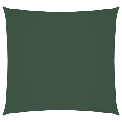 vidaXL Sunshade Sail Oxford Fabric Square 7x7 m Dark Green