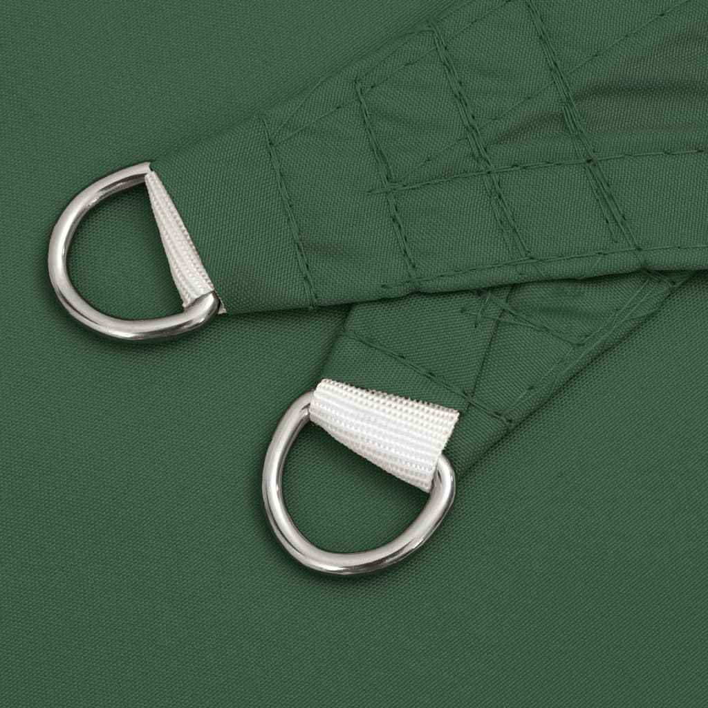 vidaXL Sunshade Sail Oxford Fabric Square 7x7 m Dark Green