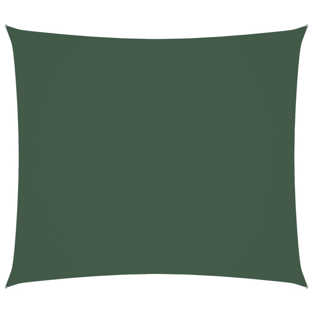 vidaXL Sunshade Sail Oxford Fabric Rectangular 2x2.5 m Dark Green