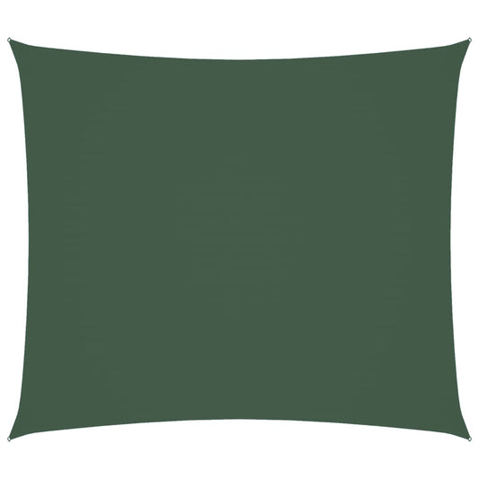 vidaXL Sunshade Sail Oxford Fabric Rectangular 2x2.5 m Dark Green
