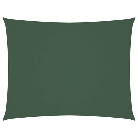 vidaXL Sunshade Sail Oxford Fabric Rectangular 2x3 m Dark Green
