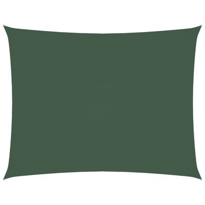 vidaXL Sunshade Sail Oxford Fabric Rectangular 2x3.5 m Dark Green
