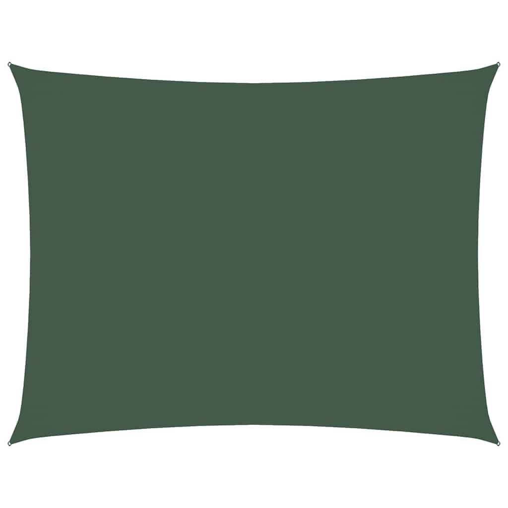vidaXL Sunshade Sail Oxford Fabric Rectangular 2x3.5 m Dark Green