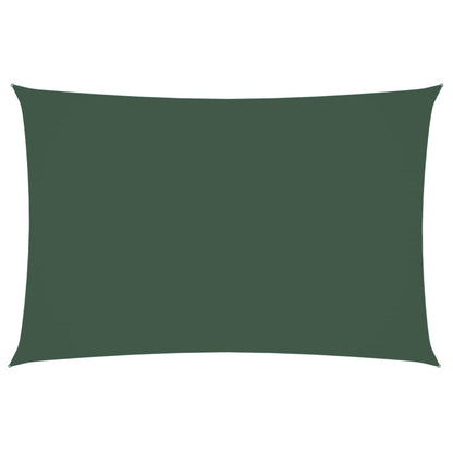 vidaXL Sunshade Sail Oxford Fabric Rectangular 2x4 m Dark Green
