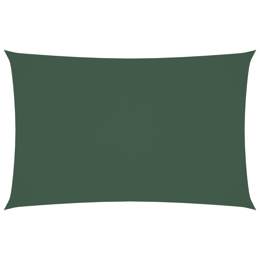 vidaXL Sunshade Sail Oxford Fabric Rectangular 2x4.5 m Dark Green