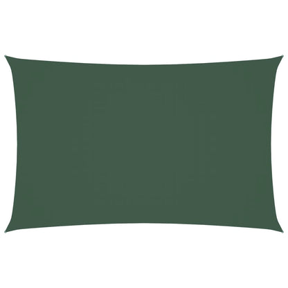 vidaXL Sunshade Sail Oxford Fabric Rectangular 2x5 m Dark Green