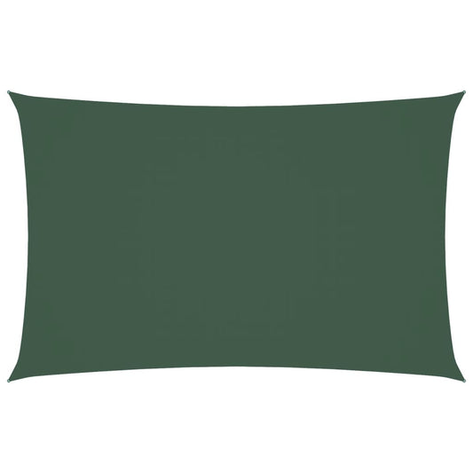 vidaXL Sunshade Sail Oxford Fabric Rectangular 2x5 m Dark Green