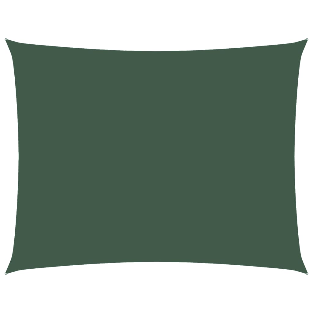 vidaXL Sunshade Sail Oxford Fabric Rectangular 2.5x3.5 m Dark Green