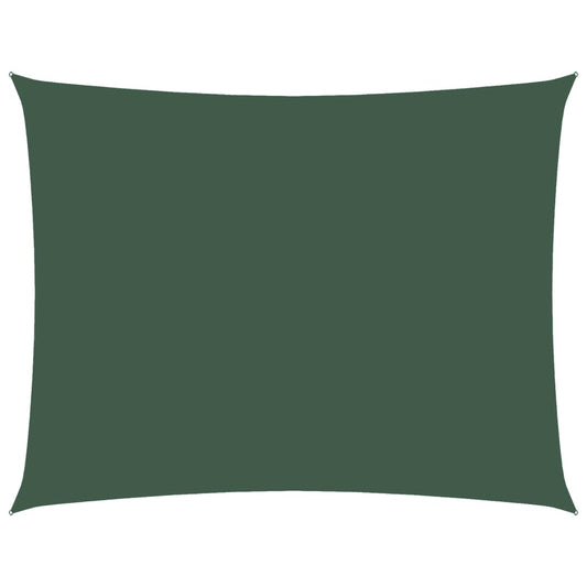 vidaXL Sunshade Sail Oxford Fabric Rectangular 2.5x3.5 m Dark Green