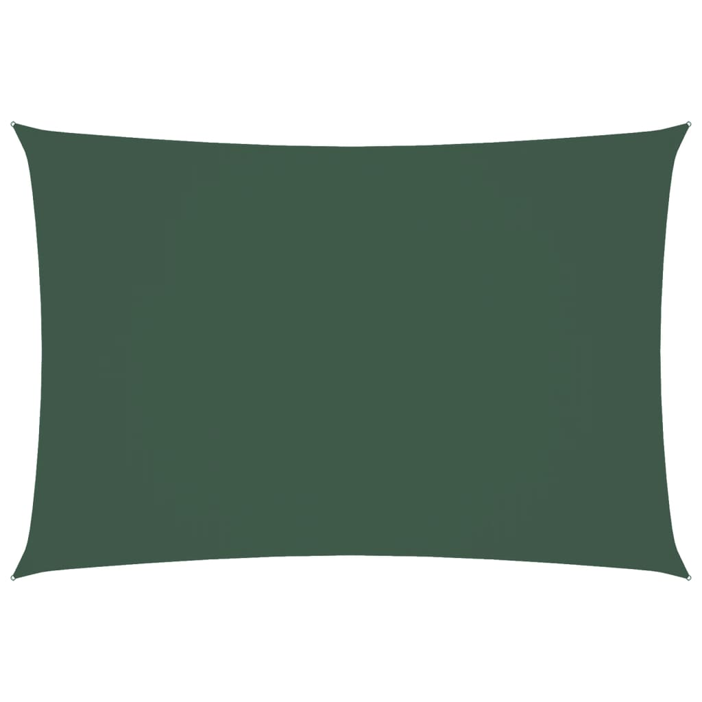 vidaXL Sunshade Sail Oxford Fabric Rectangular 2.5x4.5 m Dark Green